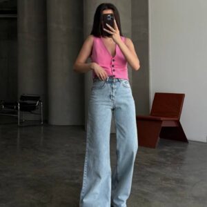 Jean Baggy Taille Haute - Zara