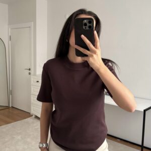 Brown Massimo Dutti T-Shirt