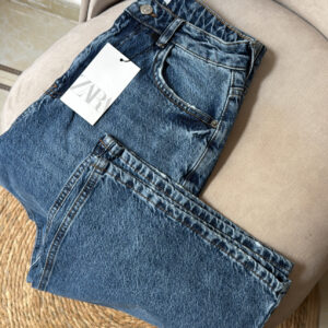 Vintage Blue High-Rise Denim 120 cm – Zara Inspired