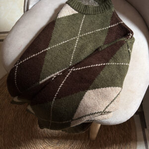 Knitted Argyle Sweater