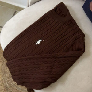 Chocolate Brown pull polo