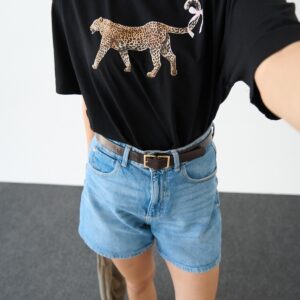 Leopard Print Graphic T-Shirt