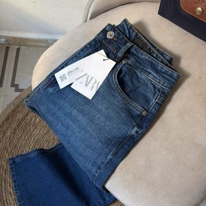 Vintage DARK  Wide-Leg Denim