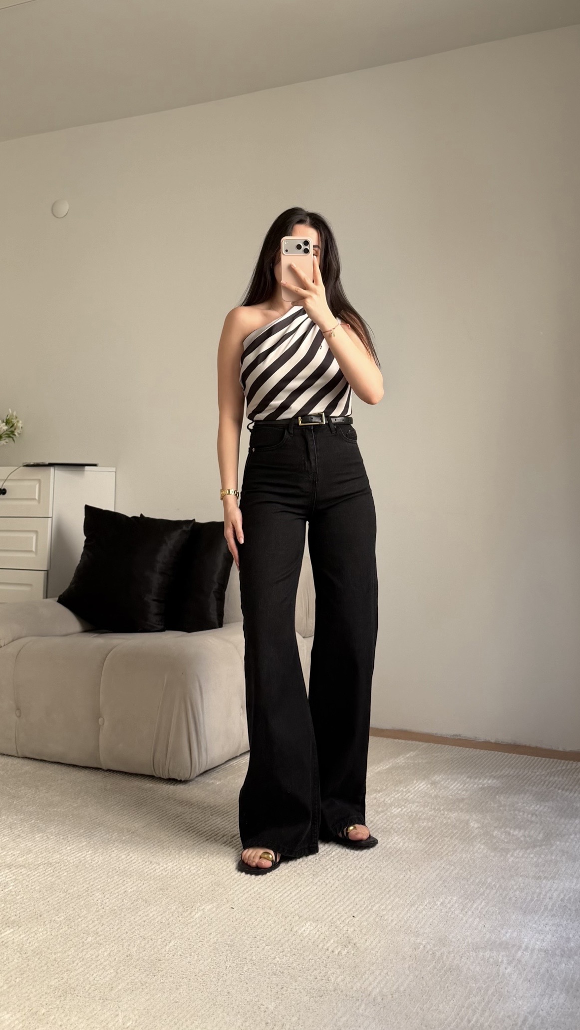 Black Wide - Leg Denim